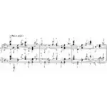 Clipart vectoriels d'extrait musical portable